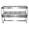 Carro Buffet Conjugado Duplo Spl513co 10 Cubas Quentes E 5 Frias 127V - Spolu - 3