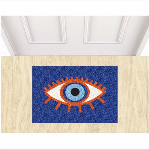 Tapete Olho Grego Perfeito para Portas de Apartamentos.