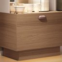 Ver imagem 6 de Cristaleira de Vidro com Espelho River Castanho/off White H01 - D'rossi