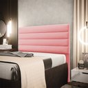 Ver imagem 2 de Cabeceira California para Cama Box Queen 160 Cm Suede - D’Rossi Rose