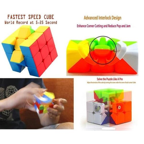 Comprar Cubo Mágico Divertido Color 3X3X3 Dm Toys