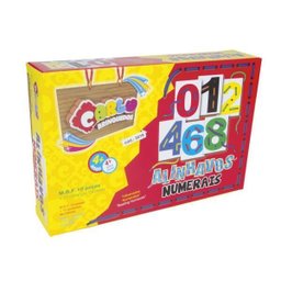 Jogo Educativo Alinhavos Numerais 10 Peças Em Mdf, Idade 4 + - 1