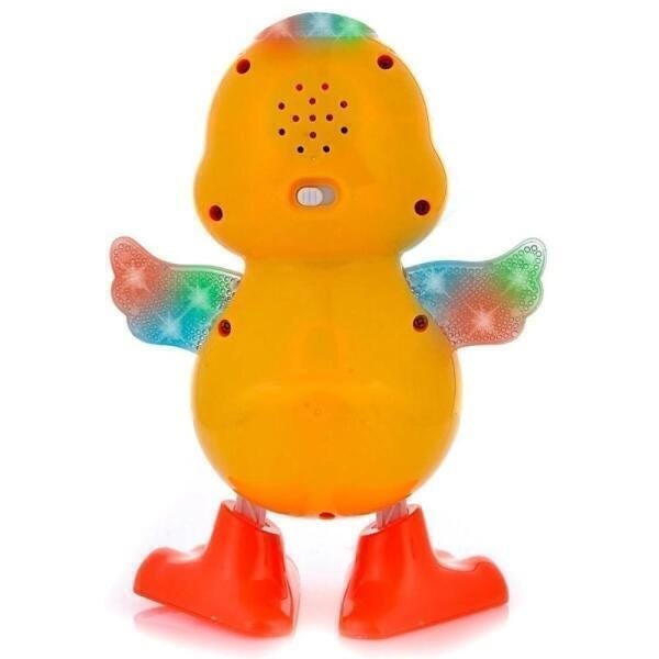 Brinquedo Infantil Pato Dançarino Patinho Musical Com Luz - 2