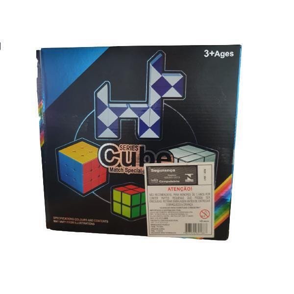 Kit Com 6 Modelos Cubo Magico Diferentes Series Cube Match Special- Cubo  Magico para Iniciante e Profissional