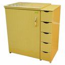 Ver imagem 1 de Gabinete para Maquina de Costura Domestica Luxo C/ 5gavetas