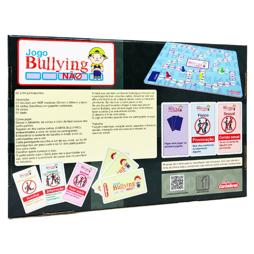 Jogo Educativo e Pedagógico Infantil Bullyng Não Carimbras - 4