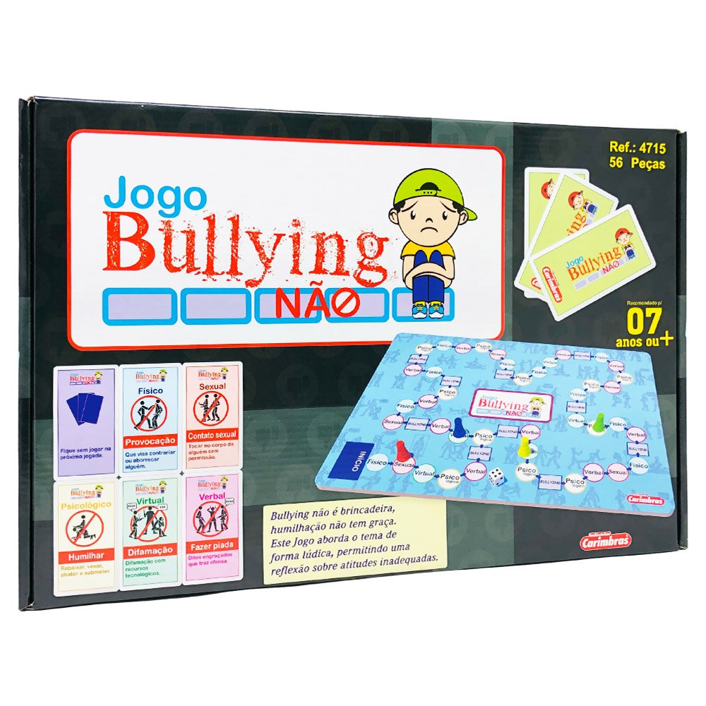 Jogo Educativo e Pedagógico Infantil Bullyng Não Carimbras - 3