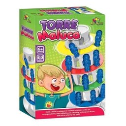 Jogo Torre Maluca Infantil Equilibrista Caiu Perdeu - 3