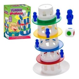 Jogo Torre Maluca Infantil Equilibrista Caiu Perdeu - 1