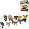 Brinquedo Kit Animais Miniatura Coleção Fazenda Leitão Boi - 4