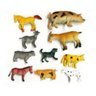 Brinquedo Kit Animais Miniatura Coleção Fazenda Leitão Boi - 3