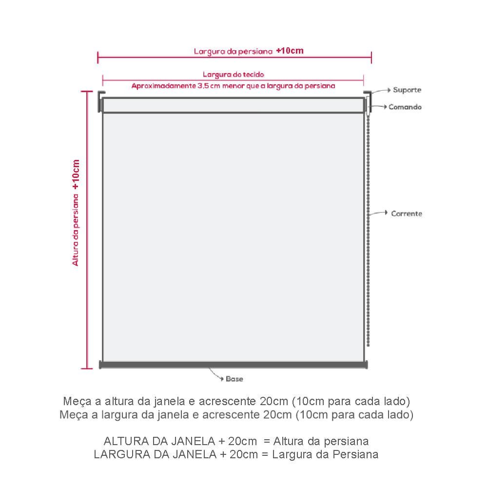 Persiana Double Vision Bege - 2,40m x 1,30m - 4