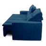 Sofá Retrátil e Reclinável 3 Lugares com Molas 2,00m Elisa Suede Azul Rover & Beato - 7