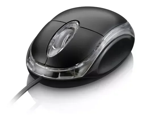 Ver imagem 1 de Mouse Optico Mini com Fio Knup Ergonômico Kp-m611 1200dpi Preto