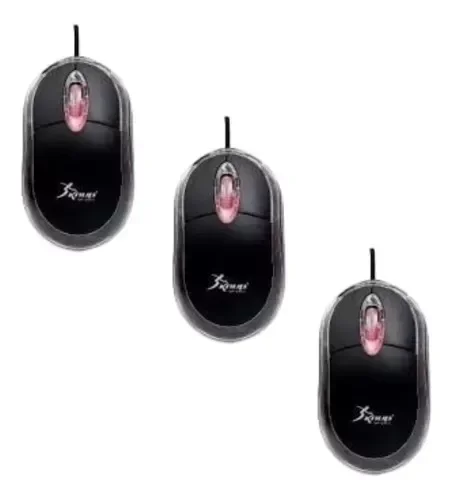 Ver imagem 2 de Mouse Optico Mini com Fio Knup Ergonômico Kp-m611 1200dpi Preto