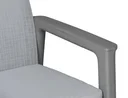 Ver imagem 6 de Poltrona de 2 Lugares Scandi Linea Cinza Seixo Keter
