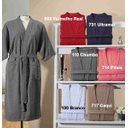 Ver imagem 3 de Roupão Adulto Dianneli Liso Tamanho Único 100% Algodão - 110 - Chumbo