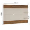 Rack com Painel para TV até 72 Polegadas Mirage Móveis Germai - 6