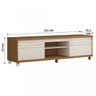 Rack com Painel para TV até 72 Polegadas Mirage Móveis Germai - 4