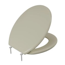 Assento Sanitário Almofadado Slim Bege Astra - 1