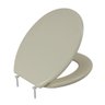 Assento Sanitário Almofadado Slim Bege Astra - 1