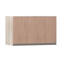 Ver imagem 1 de Armário Basculante 60cm 1 Porta Luci Legno Crema C/Cumaru