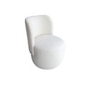 Ver imagem 3 de Poltrona Orgânica Bia Bouclé Decorativa Design Redondo Sala de Estar Escritorio Recepção Minimalista