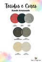 Ver imagem 3 de Cabeceira Estofada Queen Orgânica Não É Segredo Suede Amassado Marrom Escuro 160x120