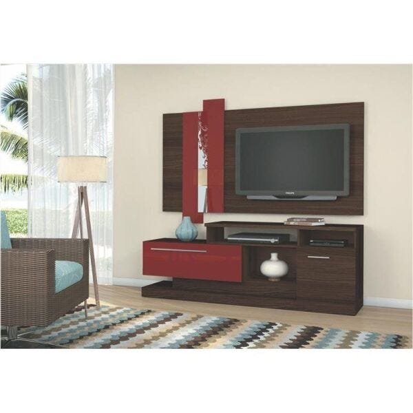 Rack Bancada Floratta com Painel para TV Liss - HB Móveis