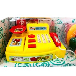 Brinquedo Caixa Registradora Som E Luz Acessórios Mercadinho - 2