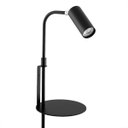 Ver imagem 6 de Arandela Articulada Prateleira Preto Interruptor Lup88