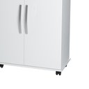 Ver imagem 3 de Cômoda 4 Gavetas e Porta Pés Rodízios Bali – Branco – Móveis Primus