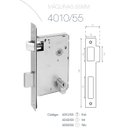 Ver imagem 2 de Fechadura Externa Columbia 55mm Espelho Cromado 1063553/55-z Zc Arouca
