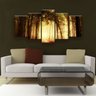 Quadro Decorativo Estrada Pela Floresta 129x61 5pc Sala - 2