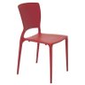 Cadeira Plastica Monobloco Sofia Vermelho - 2