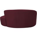 Ver imagem 3 de Sofá Curvo 02 Lugares 150cm Eron Braço Direito Veludo Vermelho - Nexta Casa
