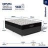 Cama Box com Colchão de Espuma D45 Ortobom Airtech 150 Casal 138cm - 4