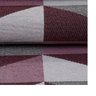 Tapete Redondo 1,40x1,40 Cami Casa Jacquard Antiderrapante:miami Bordo - 2