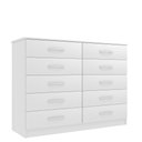 Ver imagem 2 de Closet Lisboa com Cômoda 10 Gavetas Premium Marbela - Branco