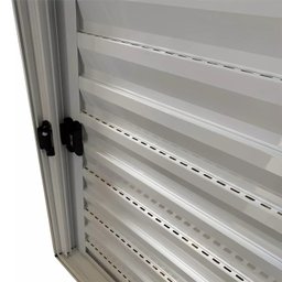 Janela de Alumínio Branco Veneziana de Correr 3 Folhas sem Grade Cmc Modular - 1.20 (l) X 1.00 (a) - 5
