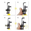 Ver imagem 3 de Kit Alicates Anéis Elásticos 4 Cabeçotes Intercambiáveis Fácil Aplicação
