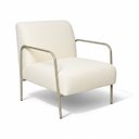 Ver imagem 1 de Poltrona Decorativa Helena Base em Aço Champanhe Bouclê D03 - D'rossi
