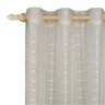Cortina Cozinha 2,70x1,50 Voil Marfim com Forro - 3