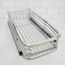 Ver imagem 3 de Gaveta 27cm Deslizante Fruteira Aramada para Cozinha com Corrediça Telescópica para Frutas
