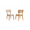 Ver imagem 3 de Conjunto Sala de Jantar de 6 Lugares Oslo com Mesa e Cadeiras Orgânicas Móveis Mundial