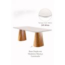 Ver imagem 6 de Conjunto Sala de Jantar de 6 Lugares Oslo com Mesa e Cadeiras Orgânicas Móveis Mundial