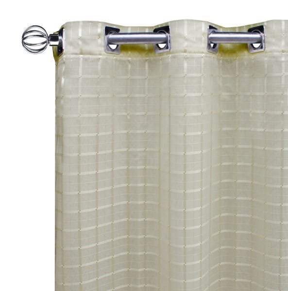 Cortina de Sala Perola 3,00x2,30 Bege Marfim - 3