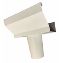 Ver imagem 5 de Kit 5,70 Metros Calha Beiral Galv. Branca com Bico 75mm e Acessórios para Instalação