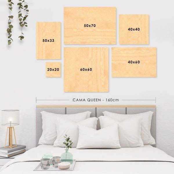 Kit 3 Quadros 20x20 Fodeu - 4