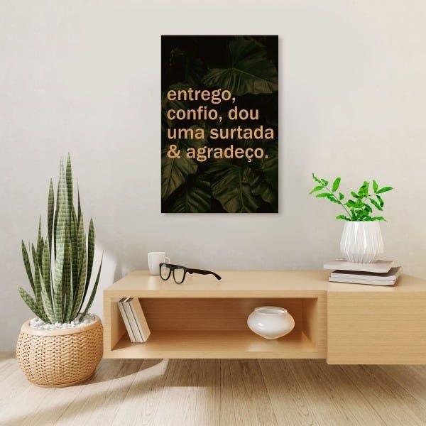 Quadro Entrego, Confio 60x40 - 1